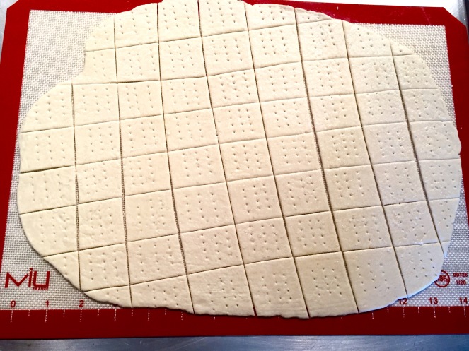 Crackers on Silicone Baking Mat